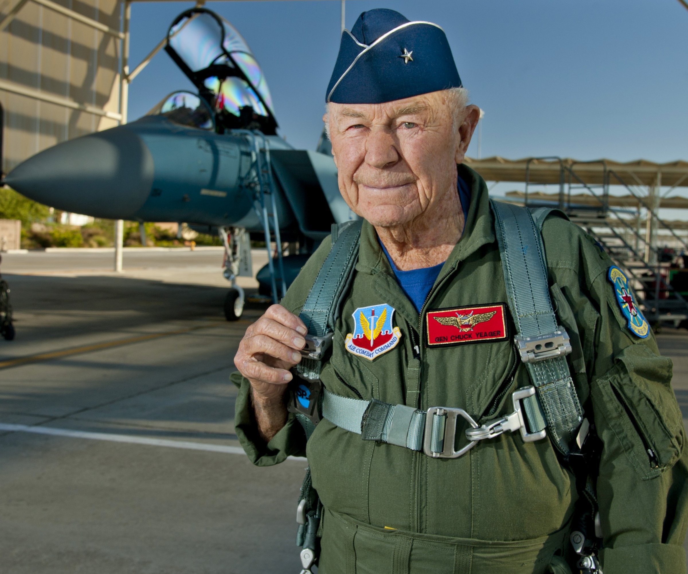 Chuck Yeager weighs in:  F-22 / F-35!